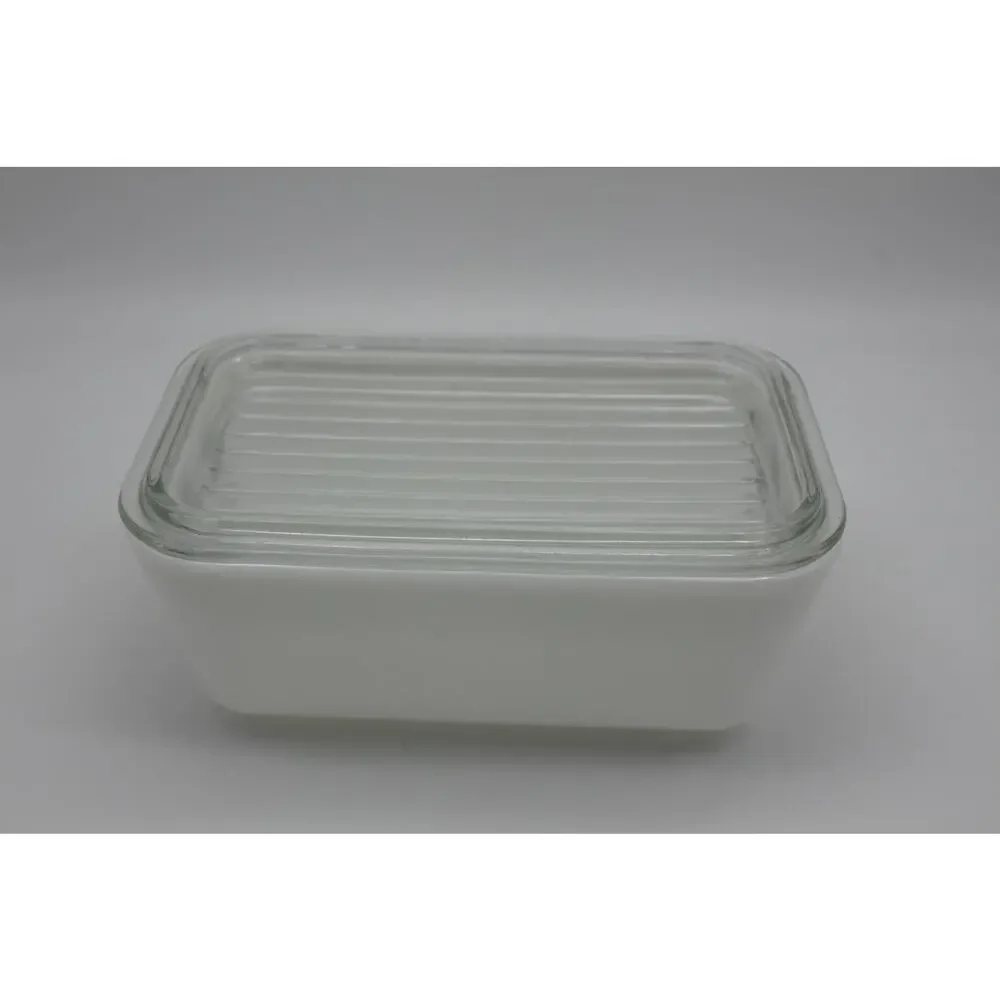 Vtg Pyrex 0503 Early American Brown 1.5 Qt Ovenware Clear Glass Lid Casserole